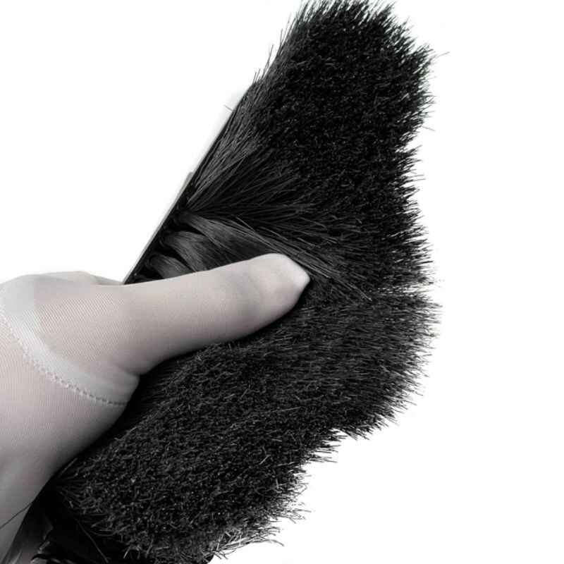 Щітка для миття автомобіля Kufieta з короткою ручкою 33см чорна під шланг (ASZ PET)