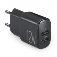 Зарядник BREVIA ePower 12W 2xUSB-A (45012DUB)