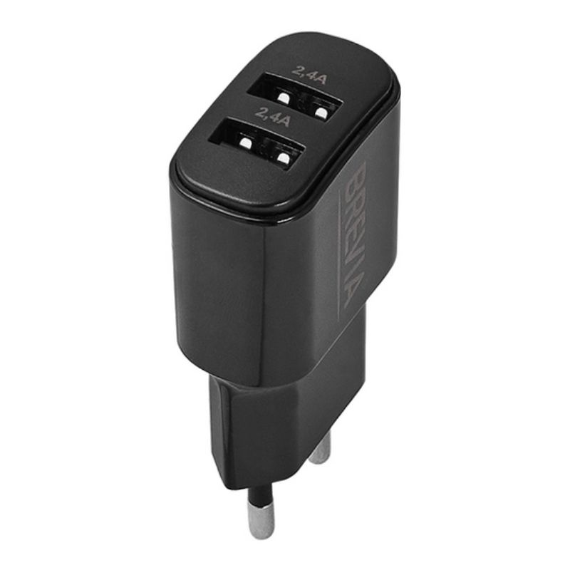 Зарядник BREVIA ePower 12W 2xUSB-A (45012DUB)