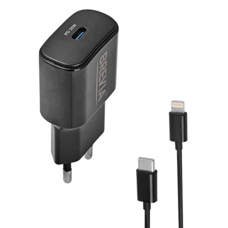 Зарядний пристрій BREVIA ePower PD20W з кабелем USB-C to Lightning 1м (45020CLB)