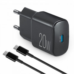 Зарядний пристрій BREVIA ePower PD20W з кабелем USB-C to USB-C 1м (45020CCB)