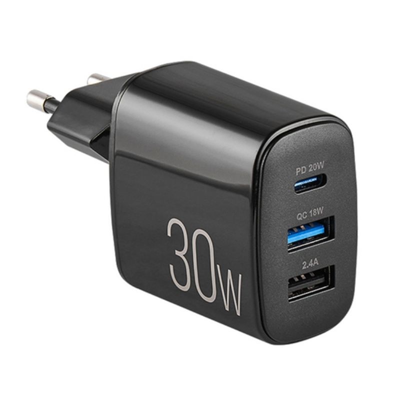 Зарядний пристрій BREVIA ePower 20Вт+18Вт+12Вт (45030DUCB)