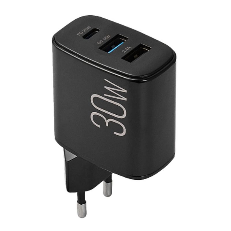 Зарядний пристрій BREVIA ePower 20Вт+18Вт+12Вт (45030DUCB)