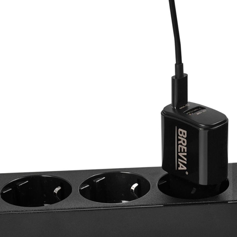 Зарядний пристрій BREVIA ePower PD25W USB-C+USB-A (45025CAB)