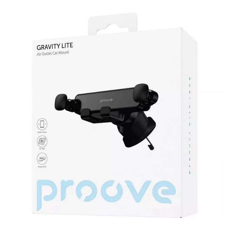 Автомобільний тримач Proove Gravity Lite Air Outlet Car Mount (black)