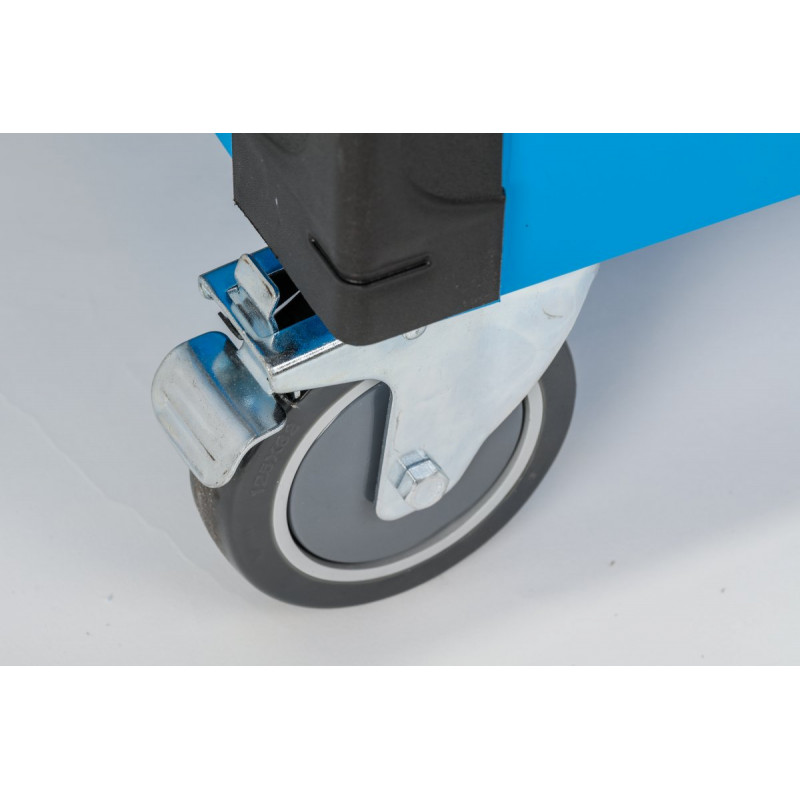 Візок інструментальний 6 ящиків Hogert посилений пластиковий верх (HT7G046)