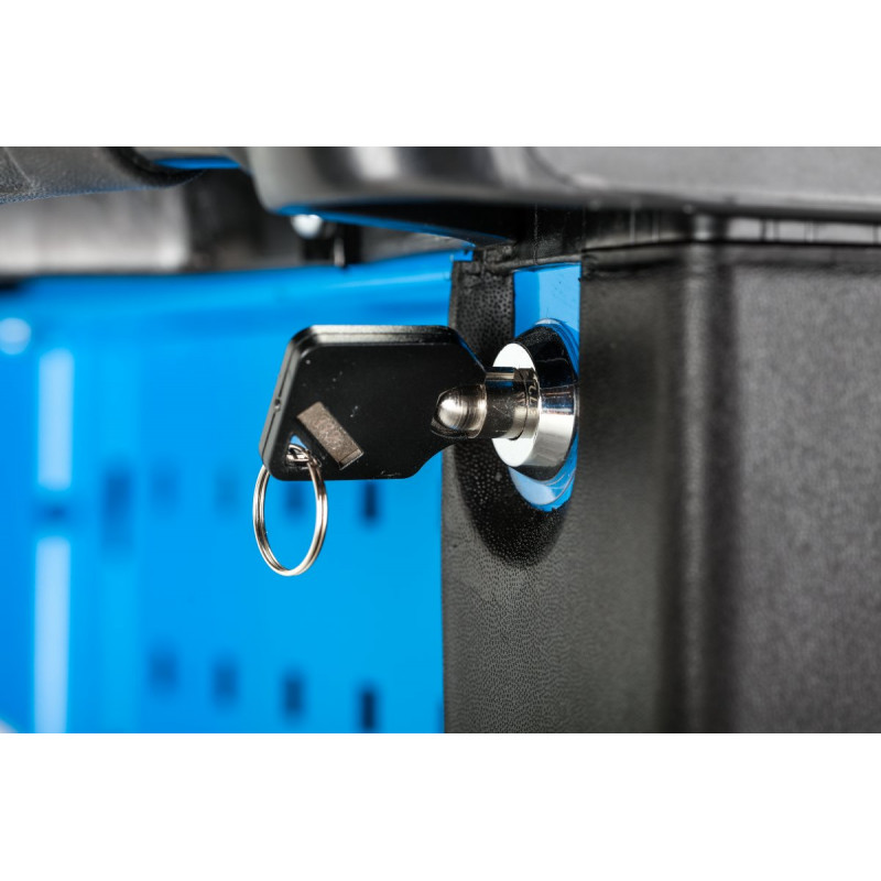 Візок інструментальний 6 ящиків Hogert посилений пластиковий верх (HT7G046)