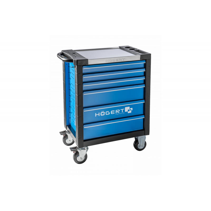 Візок для інструментів, 6 ящиків Hogert (HT7G571)