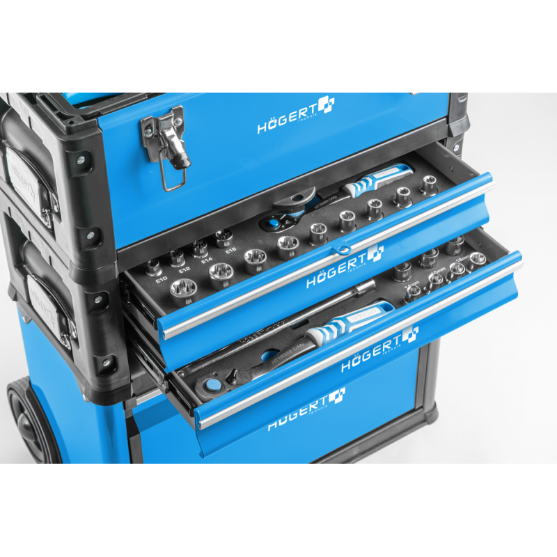 Візок для інструментів 3 ящики Hogert (HT7G080)