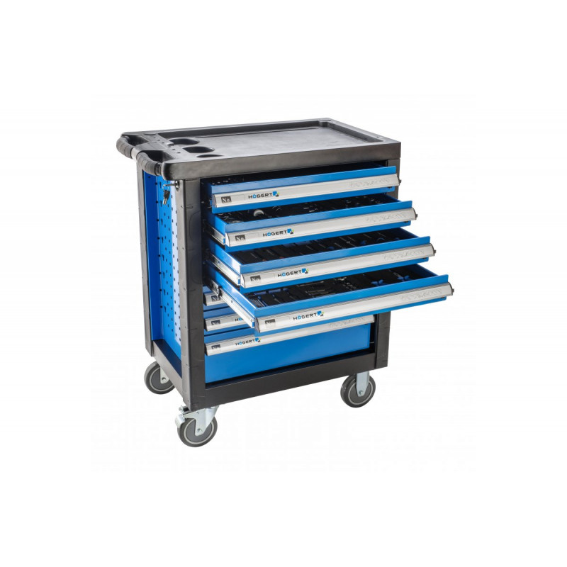 Візок інструментальний 7 ящиків 252 інструменти (HT7G058)