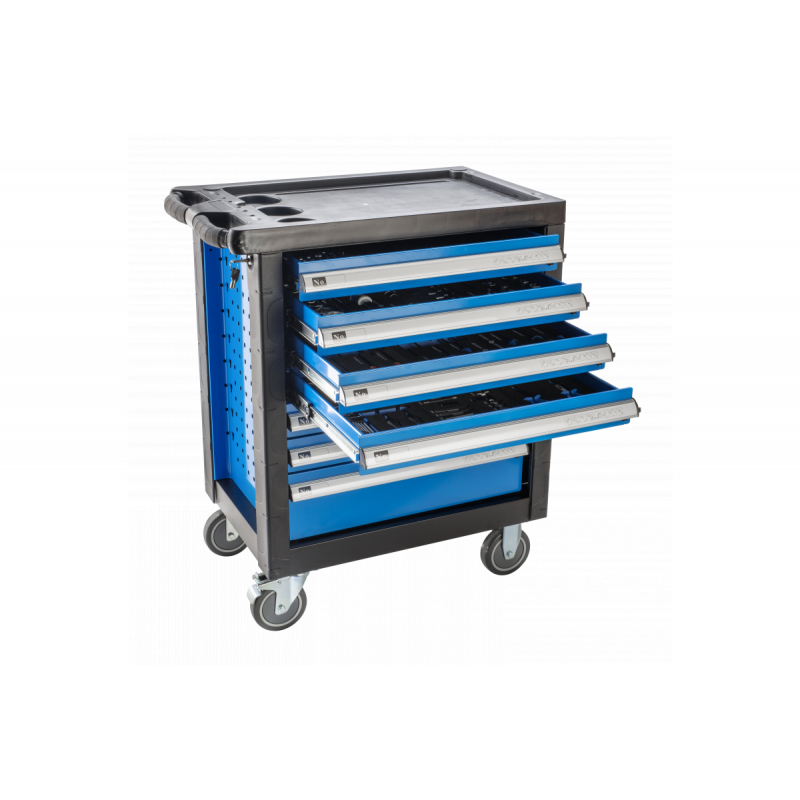 Візок інструментальний 7 ящиків 252 інструменти (HT7G058)