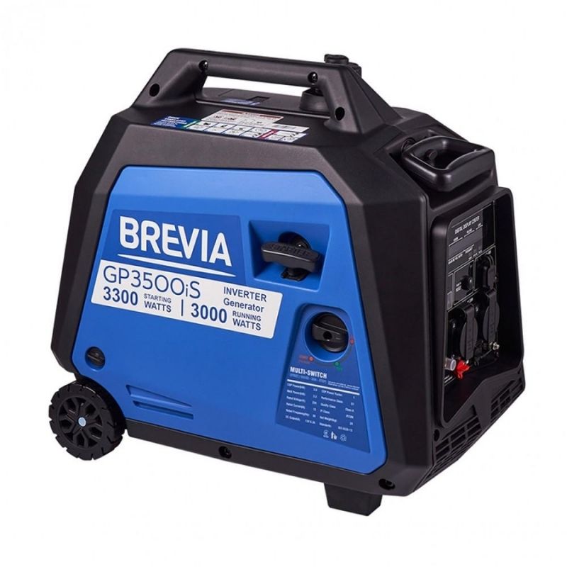 Генератор бензиновий інверторний 3,0 кВт BREVIA з системою AVR 230В чиста синусоїда (GP3500iS)