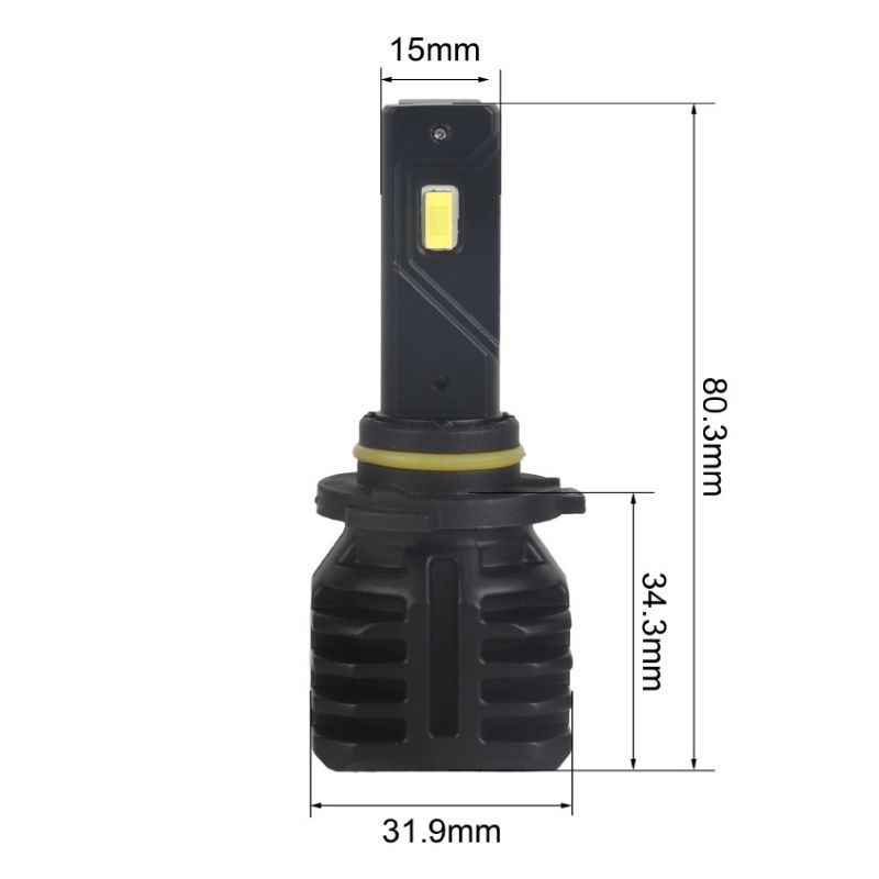 Світлодіодні лампи НВ4-9006 для авто Carlamp Night Vision Gen 3 Led автолампи 5500K 6000 Lm (NVG3HB4)