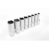 Набор шестигранных глубоких головок 1/2", 8 шт., HOEGERT 1/2" (HT4R050)