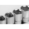 Набор коротких шестигранных головок 1/2". 8 шт., HOEGERT 1/2" (HT4R083)