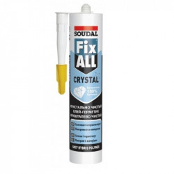 Клей-герметик Fіх All Crystal 290мл Soudal