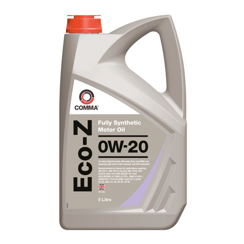 Моторна олива Comma ECO-Z 0W-20 API SP; ACEA C5 5л (ECOZ5L)