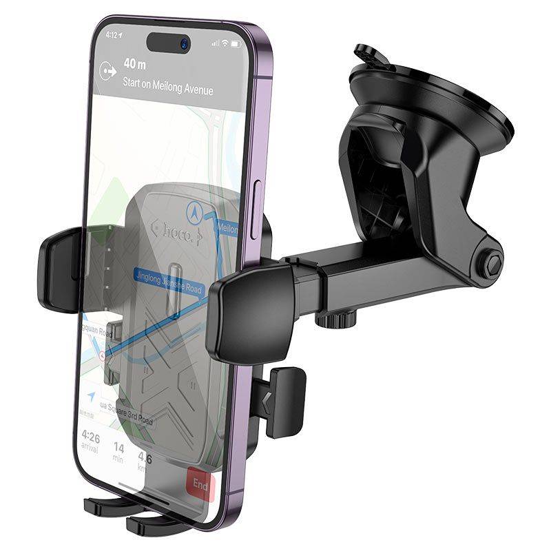 Держатель HOCO Gamble one-button Car holder H65 (center console) |4.5-7"|