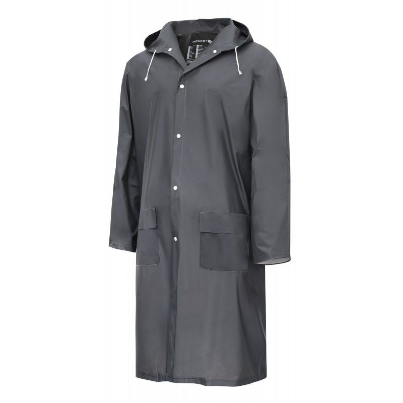 AUSSER Плащ-дождевик ПВХ графитовый L (52) HT5K940-L