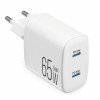 Зарядний пристрій BREVIA 65Вт ePowerGaN 2xUSB-C (44065GDCW)