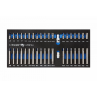 Набор бит 40 шт с ложементом EVA Hogert (HT7G124)