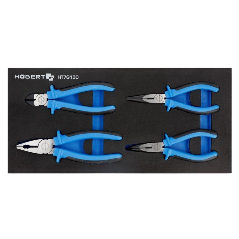 Набір кліщів 4шт. ложемент Eva Hogert (HT7G130)