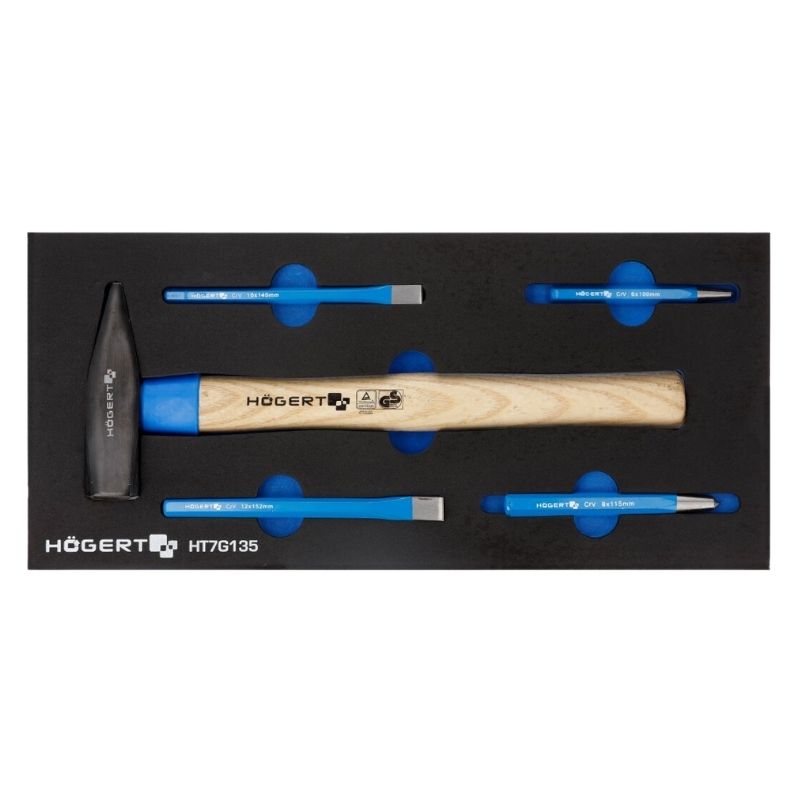 Набір інструментів 5шт. ложемент EVA Hogert (HT7G135)
