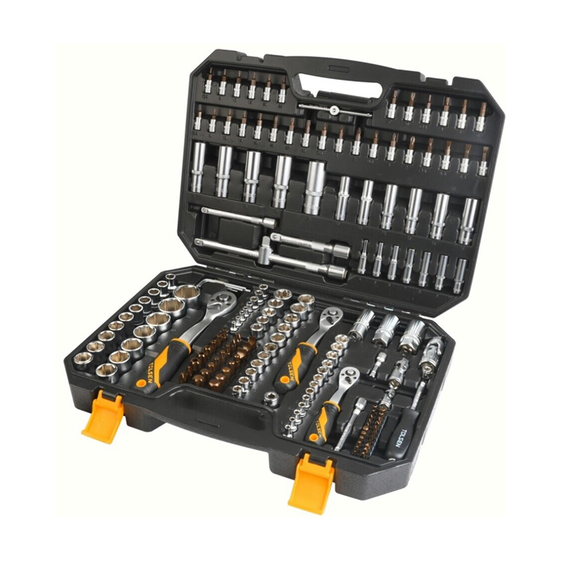 Набір інструментів 1/2″ 1/4″ 3/8″ 175шт CrV Tolsen у кейсі (15146)