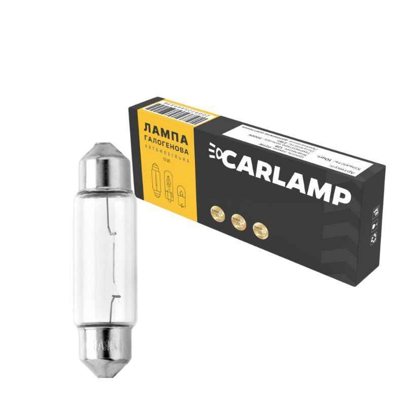 Лампи галогенні C5WT11x41 12V Carlamp 10 штук (одна упаковка) (CL1294)