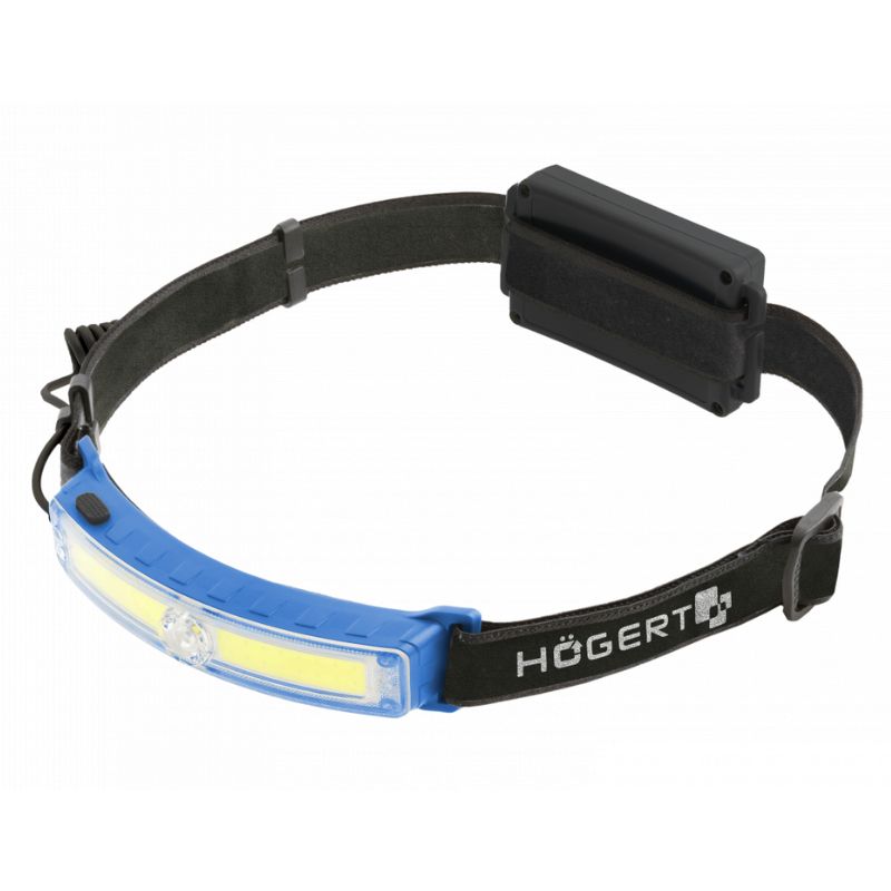 Ліхтарик налобний Cob Xpg Usb 6 функцій Hogert (HT1E428)