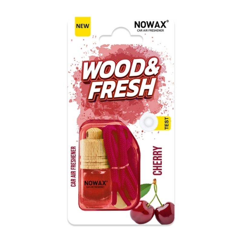 Ароматизатор повітря в блістері Nowax Wood&Fresh - Cherry (NX92020)