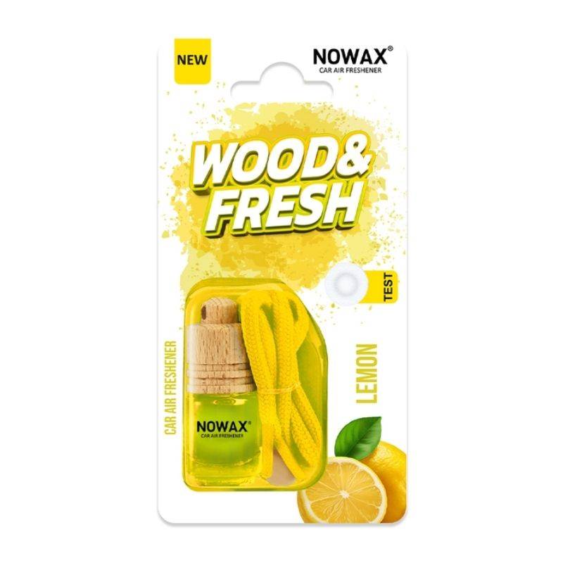 Ароматизатор повітря в блістері Nowax Wood&Fresh - Lemon (NX92051)