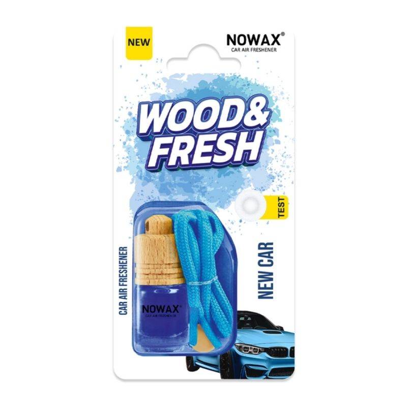 Ароматизатор повітря в блістері Nowax Wood&Fresh - New Car (NX92075)