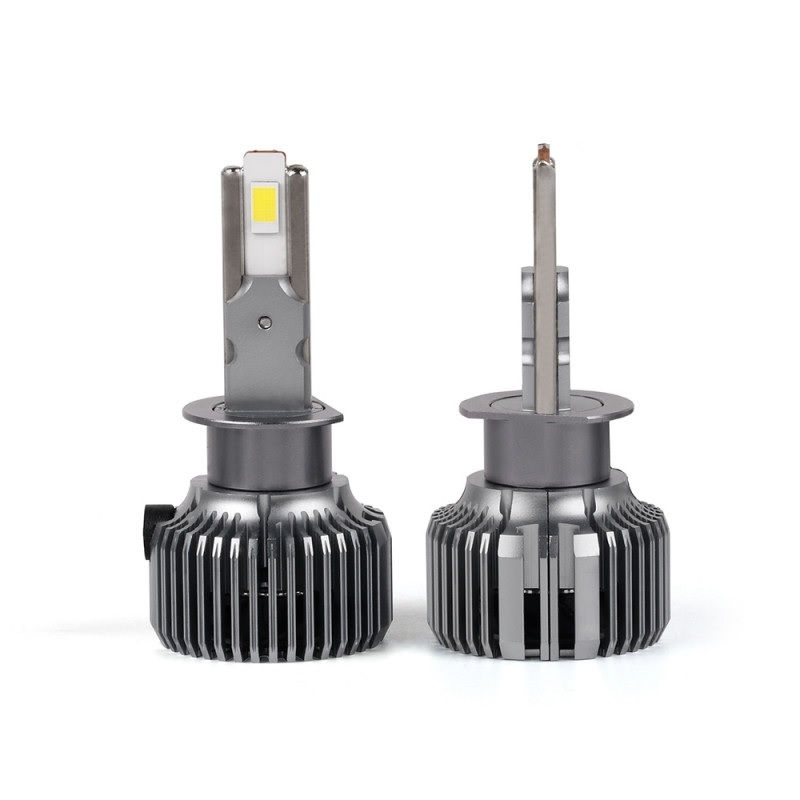 Світлодіодні автолампи H1 CARLAMP Ultra Vision лампи з освітленням на 150+ метрів для вашого авто 9400Lm 6000K (UVH1)