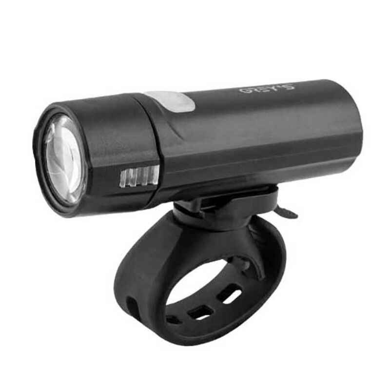 Фара на велосипед на кермо 50Lm Grey's 2хAAA IPX4 3 режими до 80 годин роботи (GR10220)