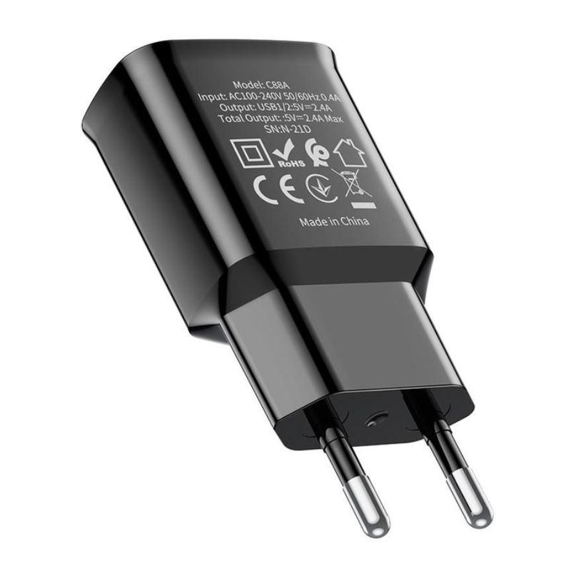 Зарядний пристрій Hoco Star round 2 USB (C88A)