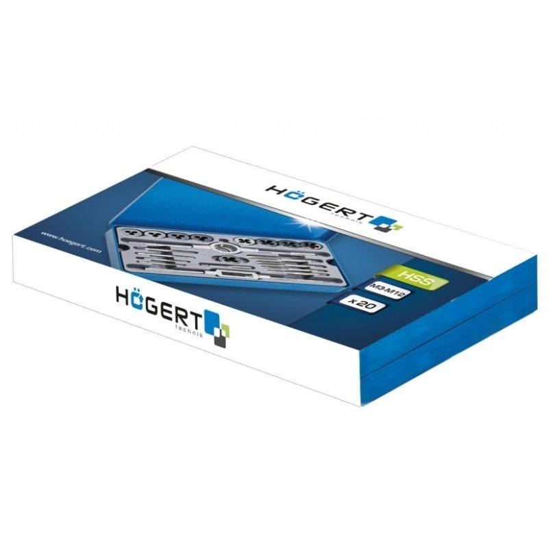 Набор метчиков и штампов 20 шт Hogert (HT3B580)
