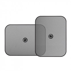 Автошторки сонцезахисні на бокове скло 44х38см сітка CarLife 2шт (SS044)