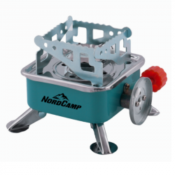 Плита портативна NORDCAMP газовий пальник з п'єзопідпалом для активного відпочинку (NC01100)