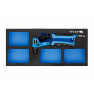 Заклепник в ложементі Eva з місцем для зберігання заклепок Hogert (HT7G142)