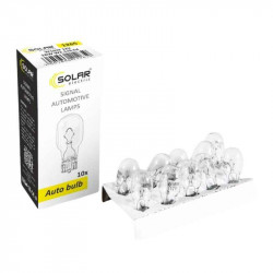 Лампи галогенні W16W 12V Solar білі 10 штук (одна упаковка) (1265)