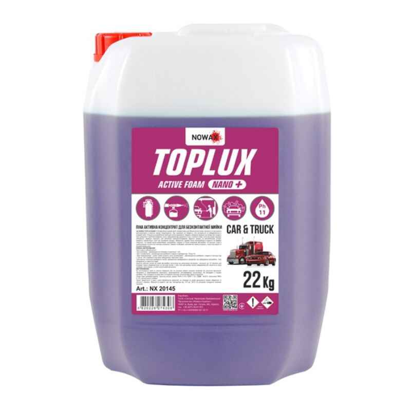 Активная пена концентрат 22кг Nowax TOPLUX NANO для бесконтактной мойки (NX20145)