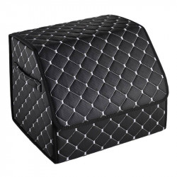 Сумка органайзер Beltex Еко шкіра S 35х30х30 чорна/сіра (BX39702)