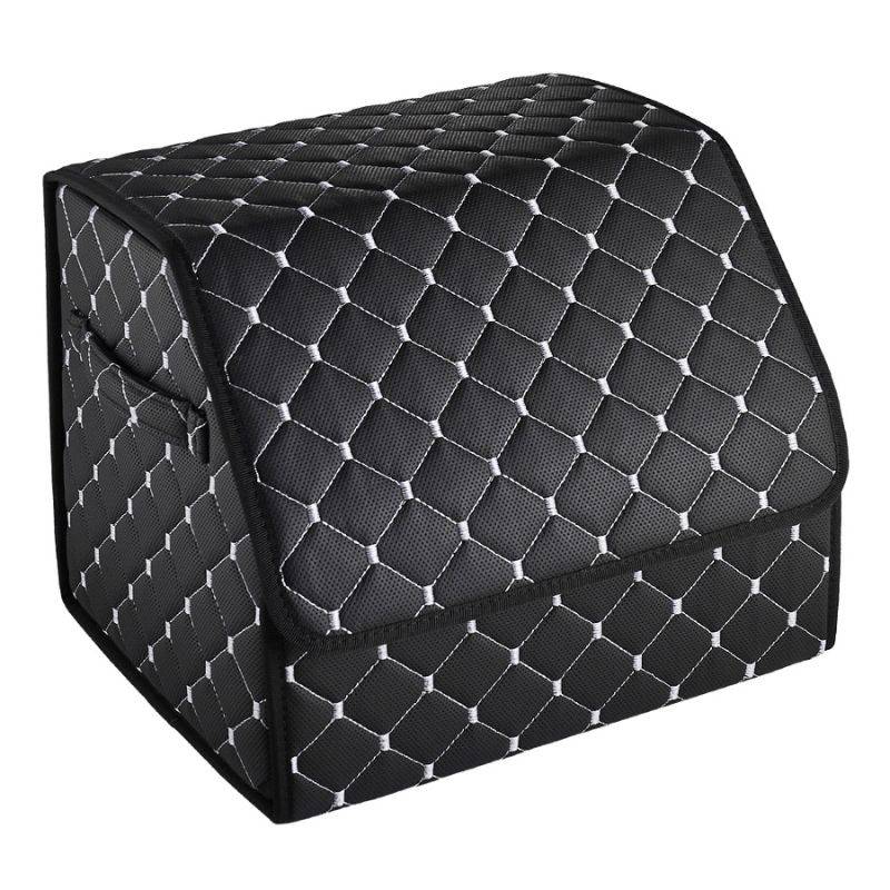 Сумка органайзер Beltex Еко шкіра S 35х30х30 чорна/сіра (BX39702)