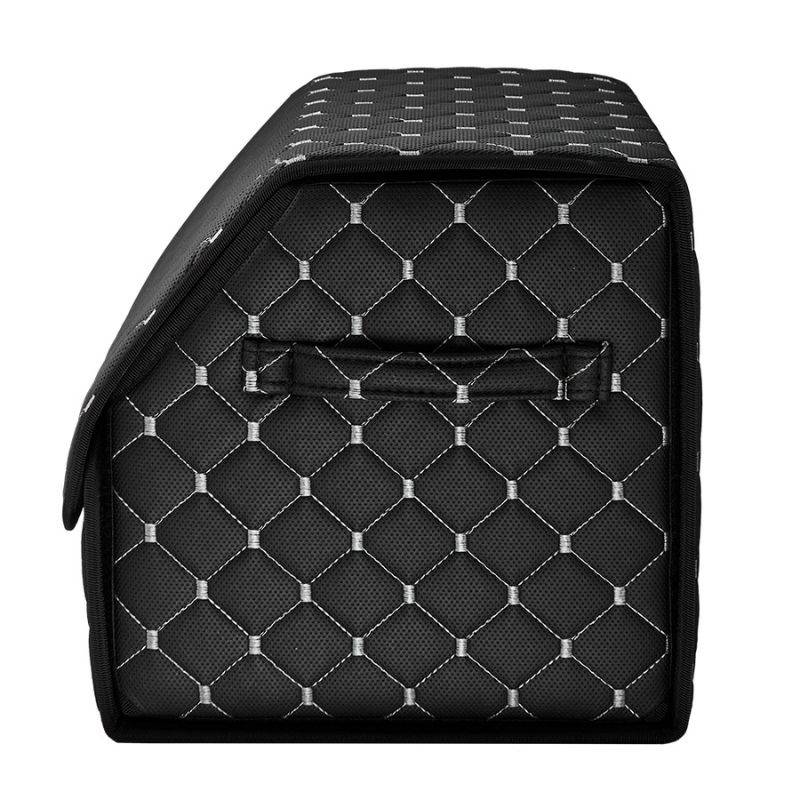 Сумка органайзер Beltex Еко шкіра S 35х30х30 чорна/сіра (BX39702)