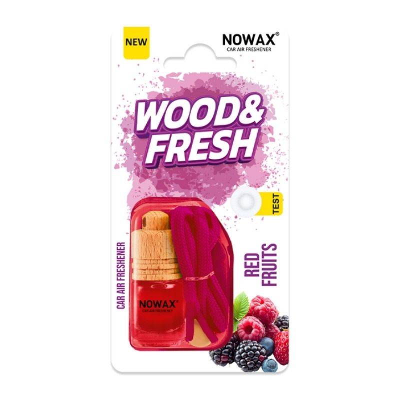 Ароматизатор повітря в блістері Nowax Wood&Fresh - Red Fruits (NX92082)