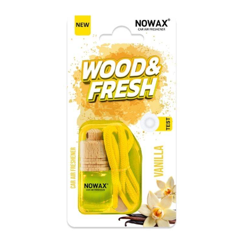 Ароматизатор повітря в блістері Nowax Wood&Fresh - Vanilla (NX92112)