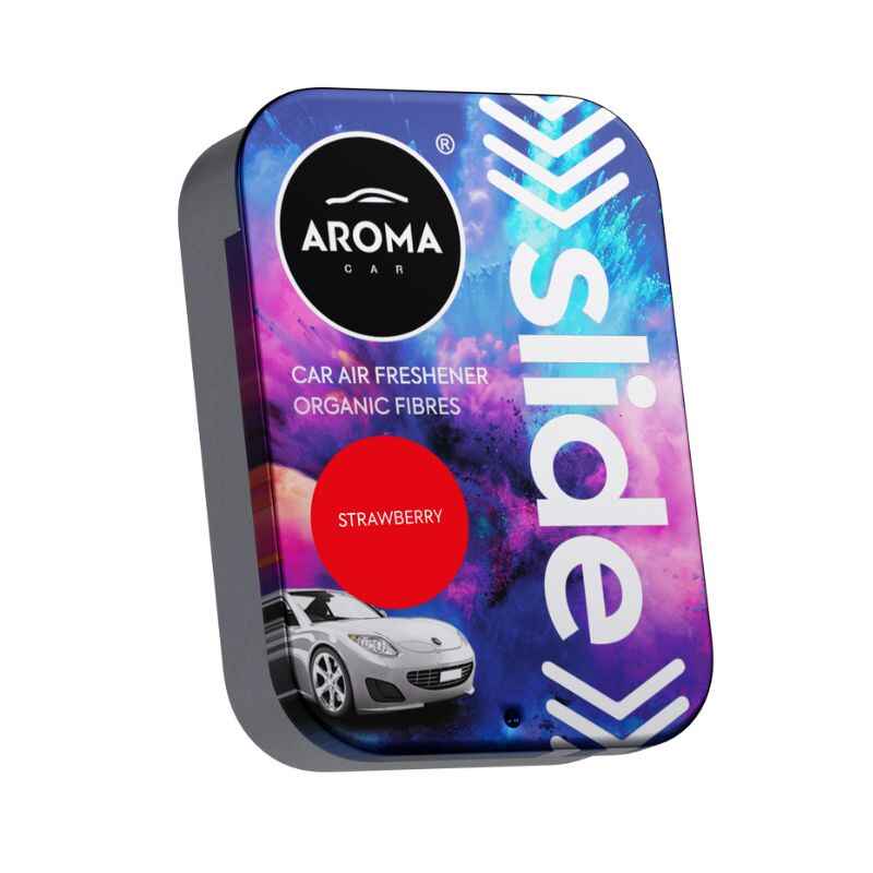 Ароматизатор до машини 30 г Aroma Car Organic Slide - Strawberry (11691)