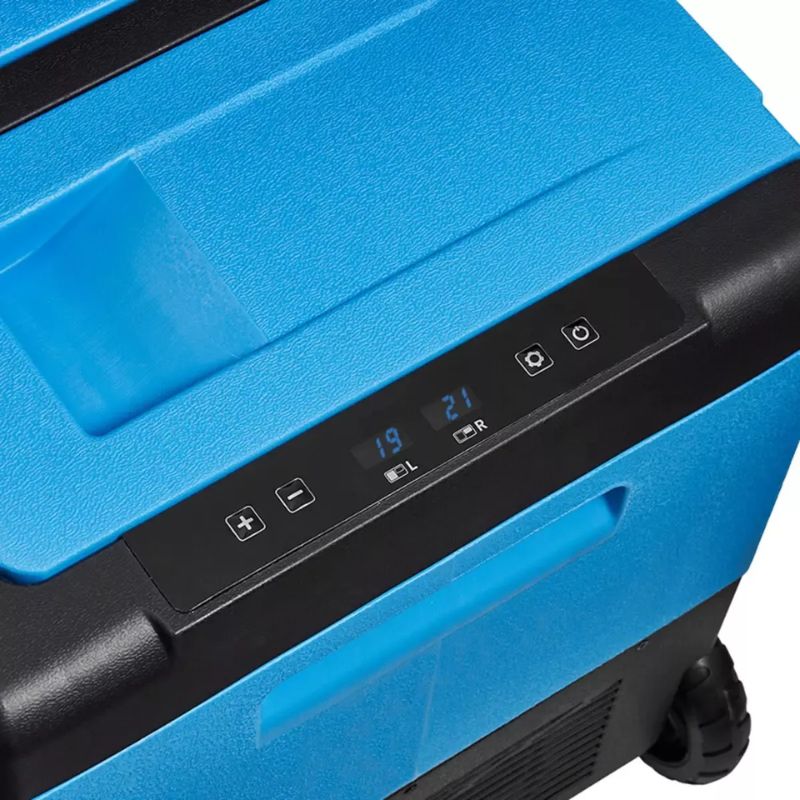 Портативний холодильник 38л BREVIA автохолодильник двокамерний компресорний 12/24В 220В (22330)