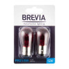 Лампи галогенні Brevia PR21/5W 12V Червоні 2шт (12327B2)